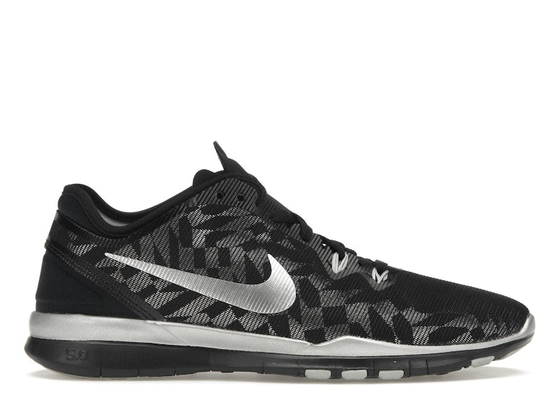 Nike Free 5.0 TR Fit 5 Black Metallic Silver (Women's)