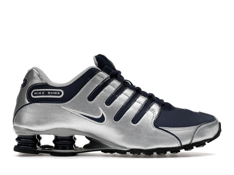 Nike Shox NZ Midnight Navy Metallic Silver