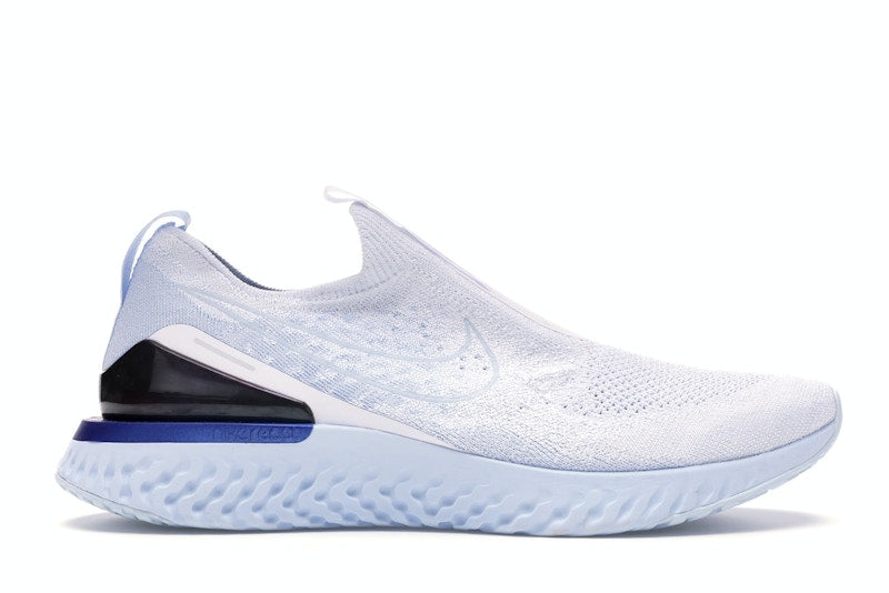 Nike Epic React Moc Flyknit White Hydrogen Blue
