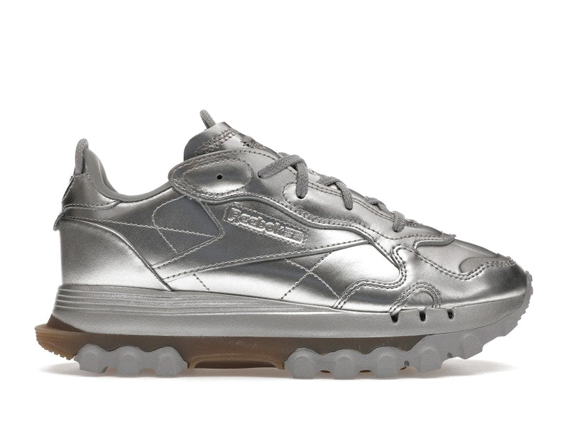 Reebok Classic Leather Cardi B Silver Metallic (Women's)