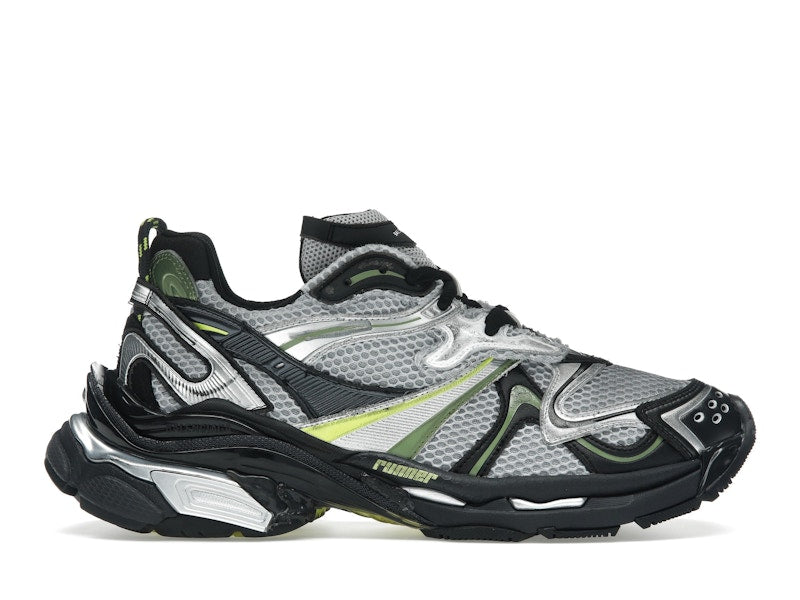 Balenciaga Runner 2.0 Worn-Out Silver Neon Yellow