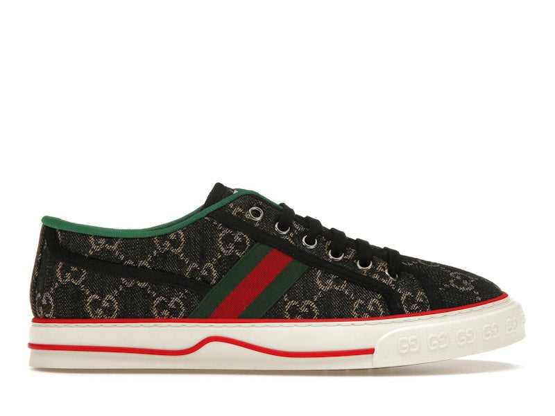 Gucci Tennis 1977 GG Logo Black Multi