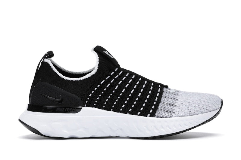 Nike React Phantom Run Flyknit 2 Black White (Women's)