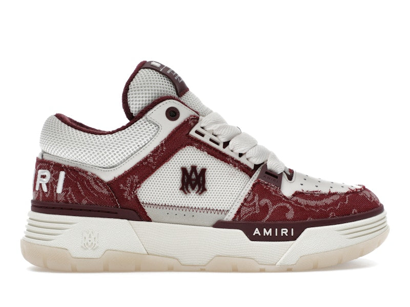 AMIRI MA-1 Bandana Denim Burgundy