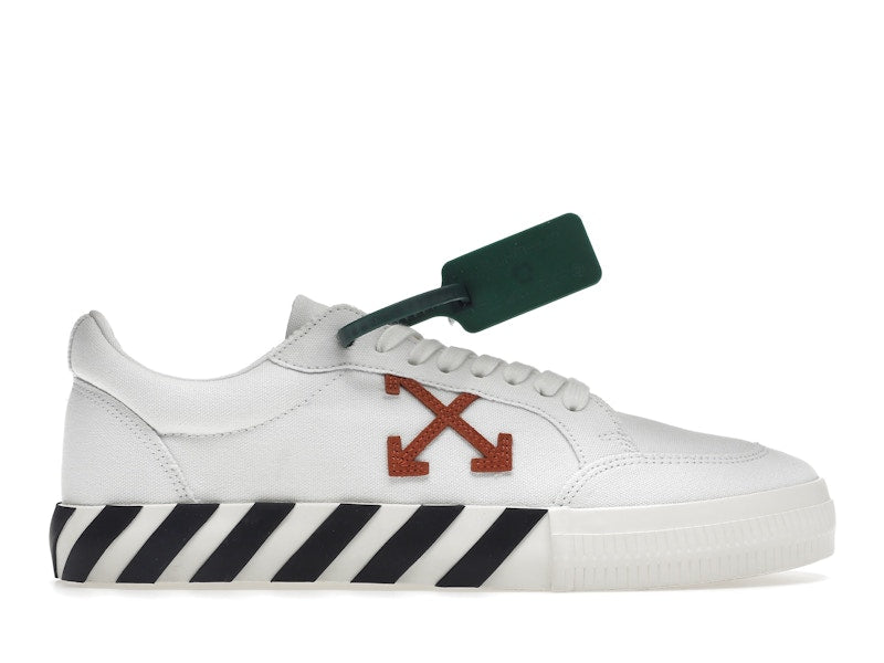 OFF-WHITE Vulc Low Canvas White Red Arrow Black