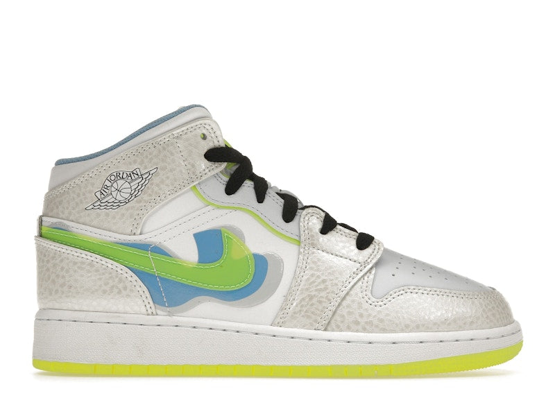 Jordan 1 Mid SE Warped Swoosh (GS)
