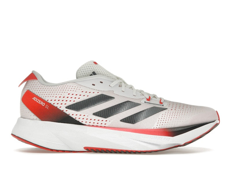 adidas Adizero SL Cloud White Core Black Bright Red