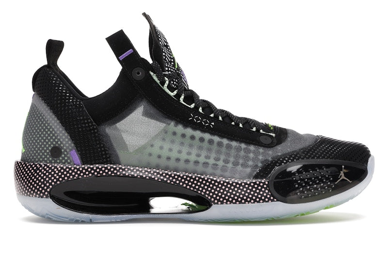Jordan XXXIV Low Black Vapor Green Bleached Coral