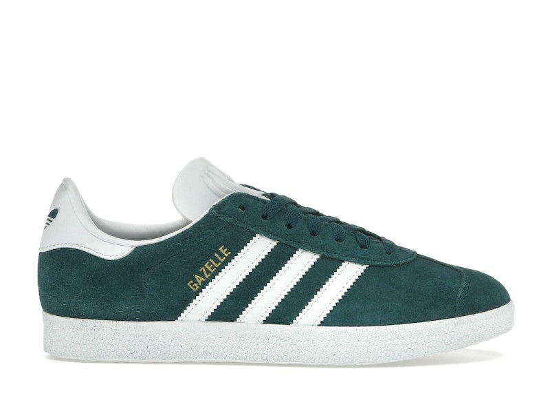 adidas Gazelle Mystery Green Cloud White Gold Metallic