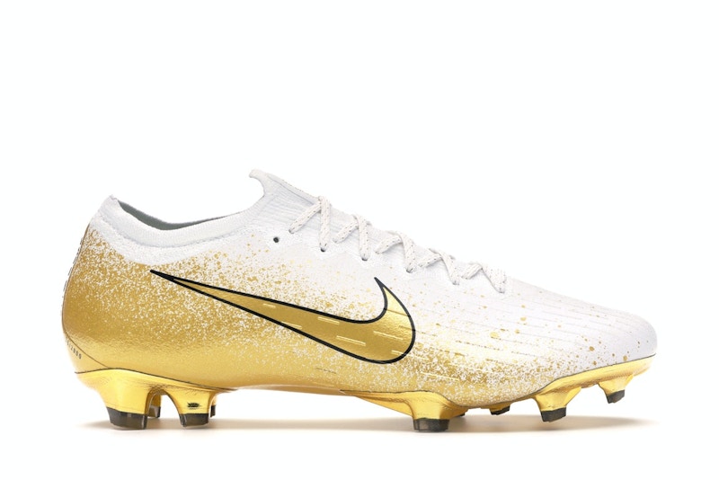 Nike Vapor 12 Elite SE FG White Metallic Gold
