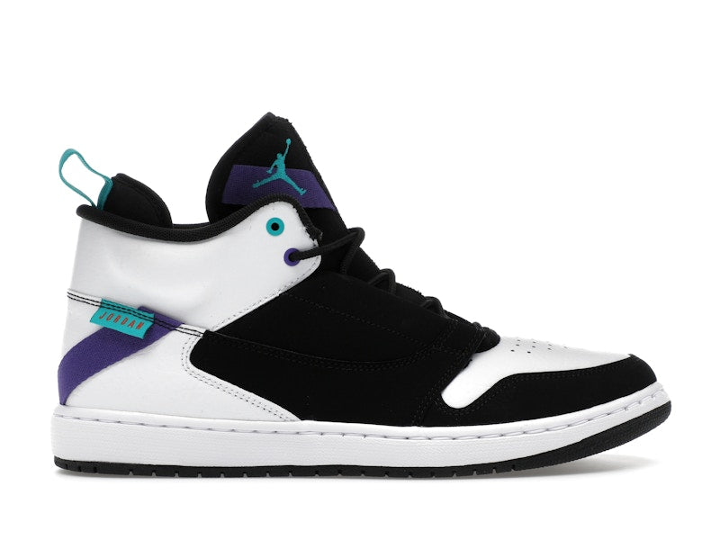 Jordan Fadeaway Black White Grape