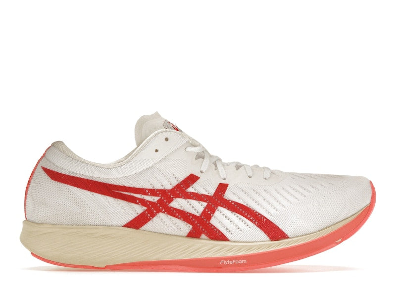 ASICS Metaracer White Sunrise Red