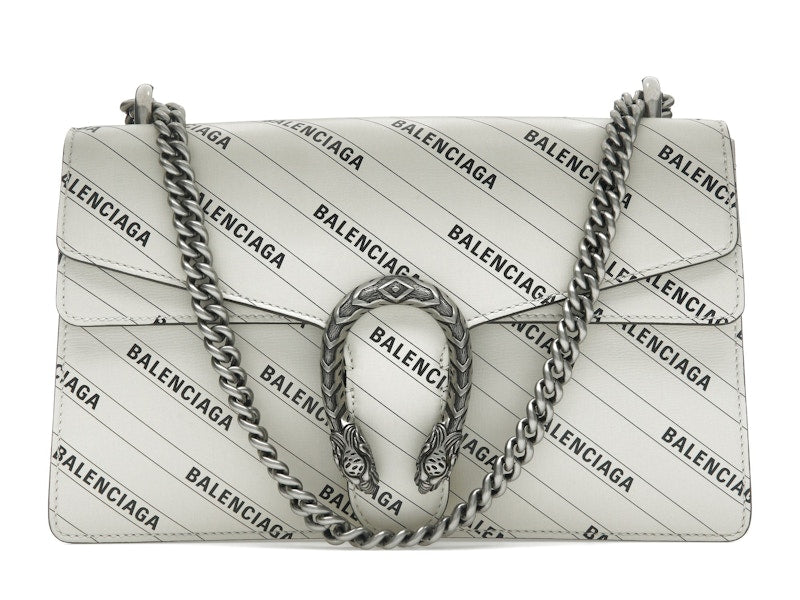 Gucci x Balenciaga The Hacker Project Small Dionysus Bag White