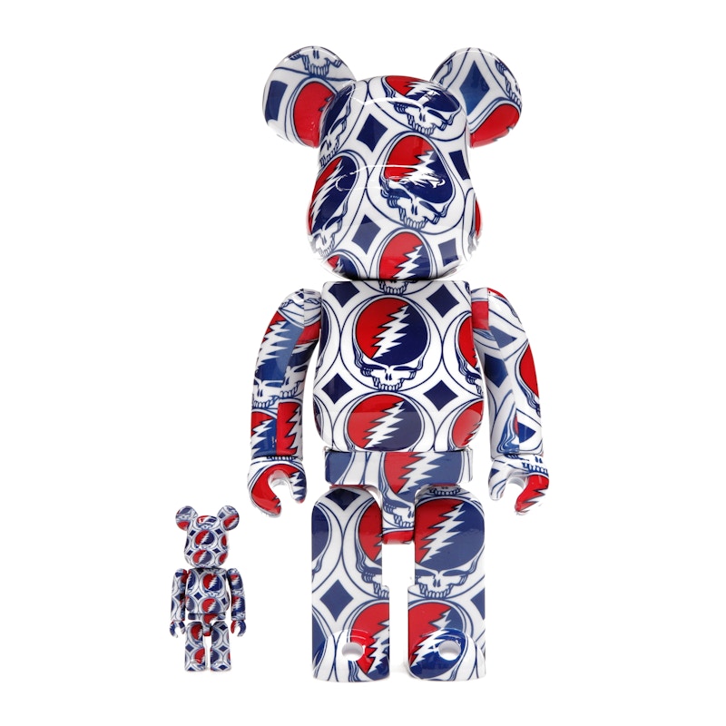 Bearbrick x Grateful Dead (Steal Your Face) 100% & 400% Set
