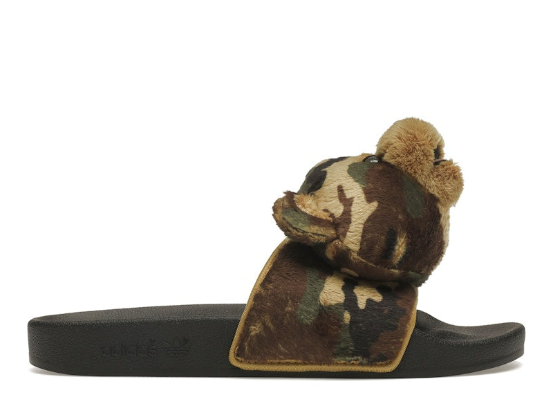 adidas JS Adilette Jeremy Scott Teddy Camo
