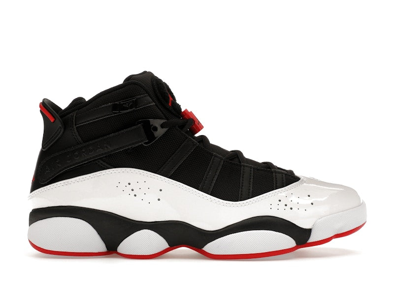Jordan 6 Rings Black White Varsity Red