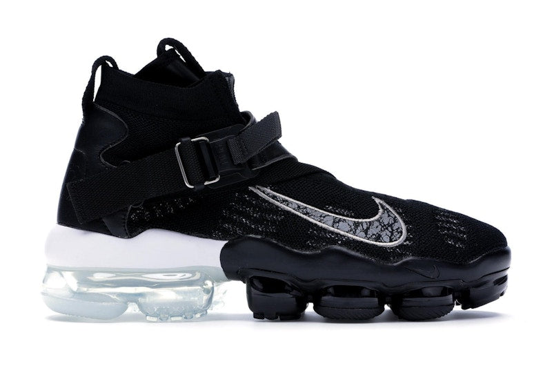 Nike Air VaporMax Premier Flyknit Black Metallic Silver White