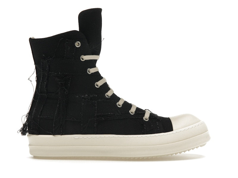 Rick Owens DRKSHDW Slashed Sneaks Black Milk