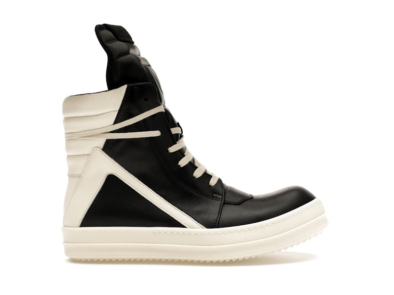 Rick Owens Luxor Geobasket Black Milk