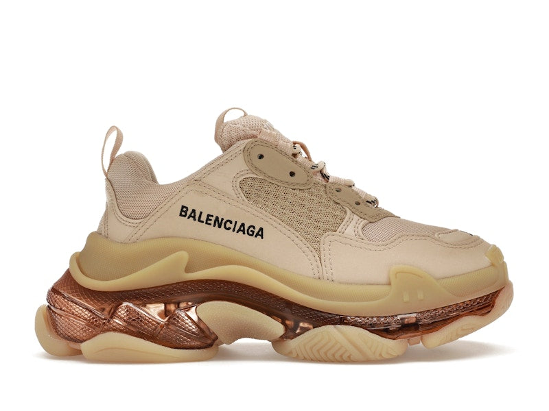 Balenciaga Triple S Clear Sole Beige (Women's)