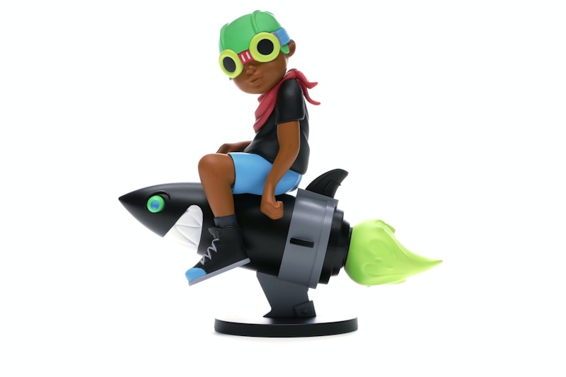 Hebru Brantley x Billionaire Boys Club x Bait Beyond The Beyond Fly Boy Figure 9 Inches Black/Multi