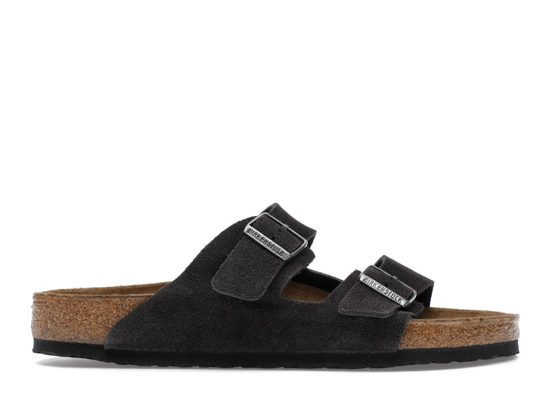 Birkenstock Arizona Soft Footbed Suede Velvet Grey