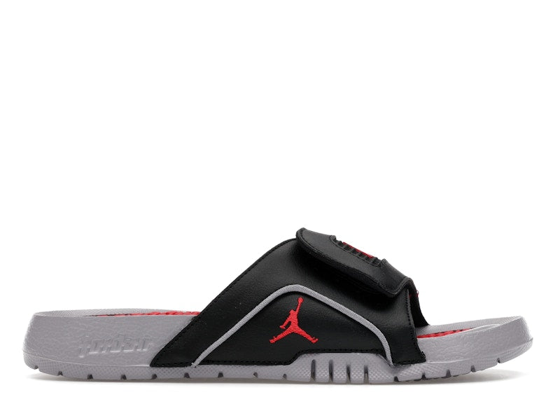 Jordan Hydro 4 Retro Black Cement Grey Fire Red (GS)