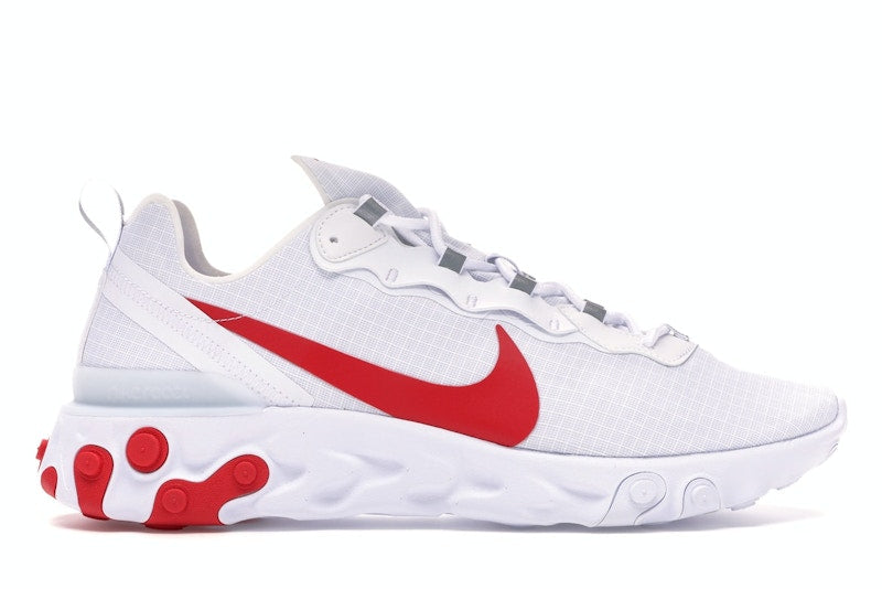 Nike React Element 55 White Red