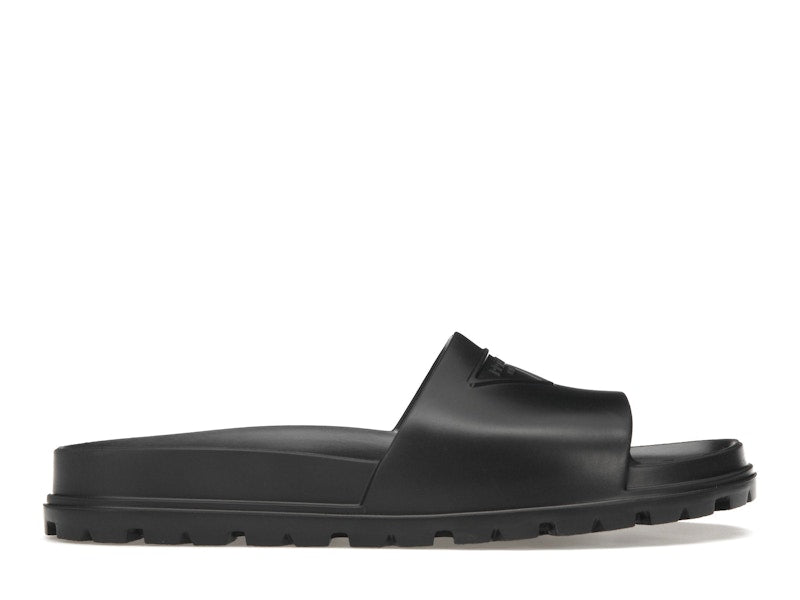 Prada Rubber Slides Black (Men's)