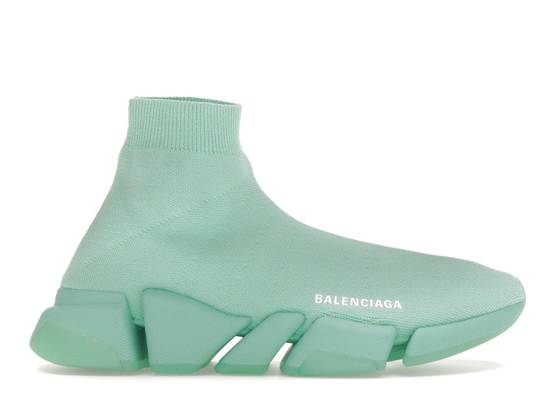 Balenciaga Speed 2.0 Recycled Transparent Sole Green