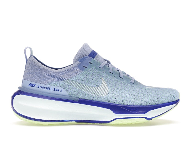 Nike Invincible Run 3 Aluminum Racer Blue Barely Volt Glacier Blue