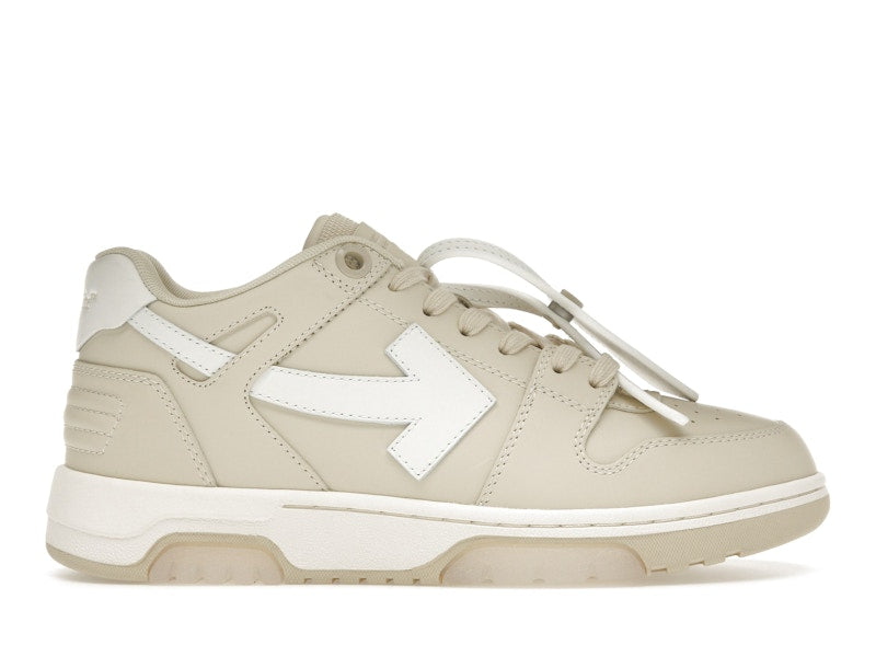 OFF-WHITE Out Of Office OOO Low Tops Angora White