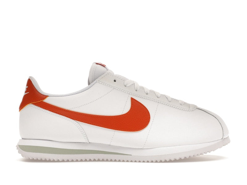 Nike Cortez White Campfire Orange