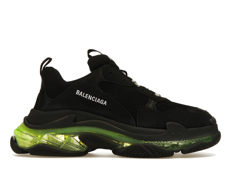 Balenciaga Triple S Black Yellow Fluo