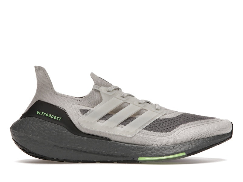 adidas Ultra Boost 21 Metal Grey Signal Green