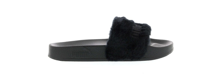 Puma Fur Slide Fur Slide Black (Women's)