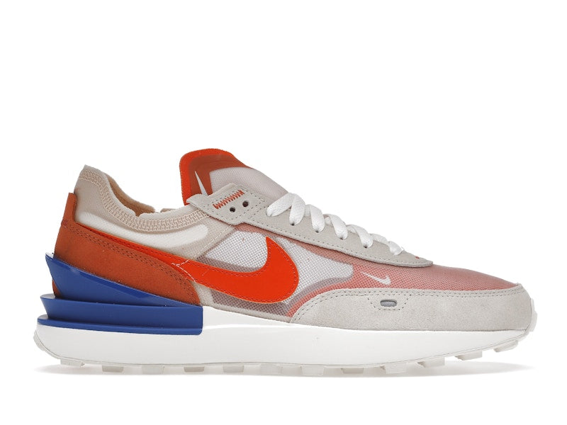 Nike Waffle One Pearl White Game Royal Rush Orange (Women's)