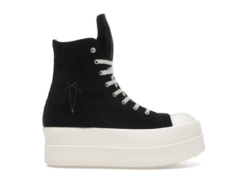 Rick Owens DRKSHDW Double Bumper High Black Pearl (Women's)