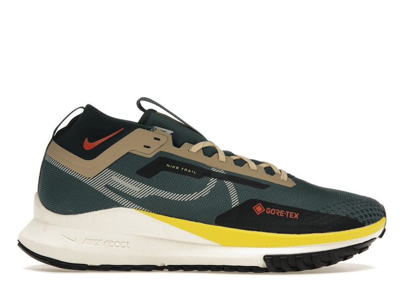 Nike React Pegasus Trail 4 Gore-Tex Noble Green Picante Red
