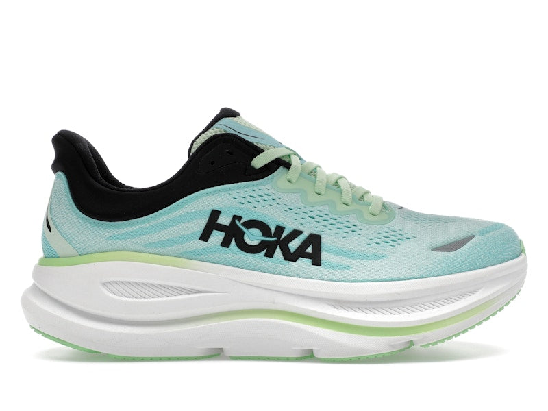 Hoka One One Bondi 9 Luna Moth Blue Spark