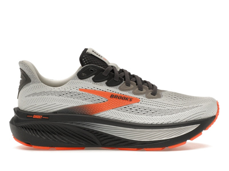 Brooks Ghost 17 Oyster Mushroom Orange Ebony