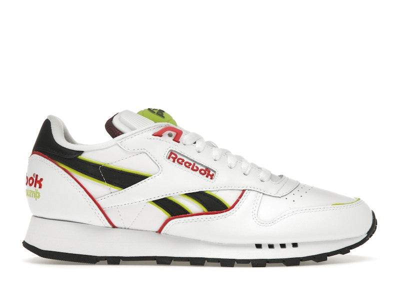 Reebok Classic Leather The Pump White Acid Yellow
