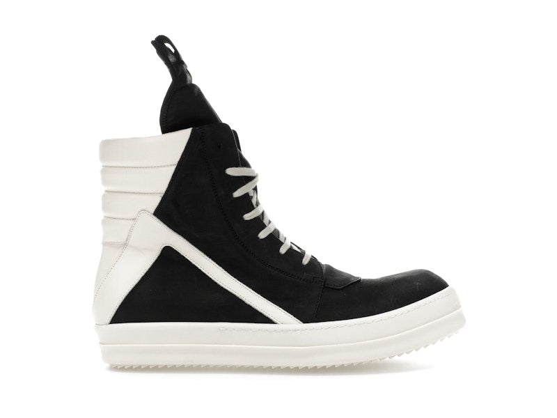 Rick Owens Geobasket High Black Milk