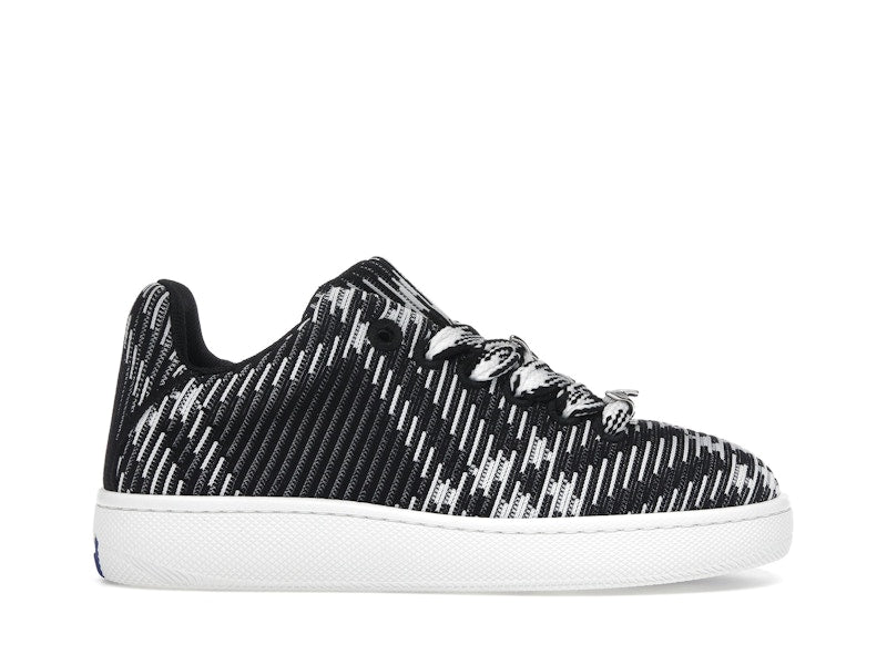 Burberry Check Knit Box Sneaker Black White (Women's)