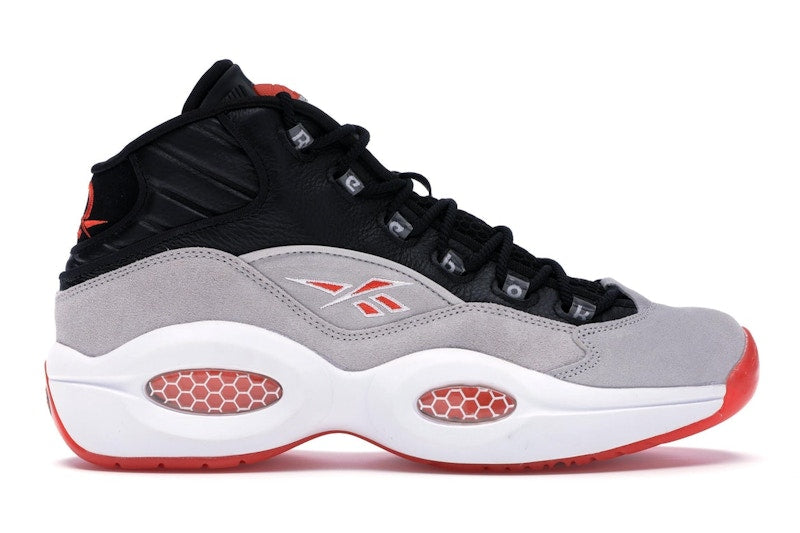 Reebok Pump Question Black Steel Orange