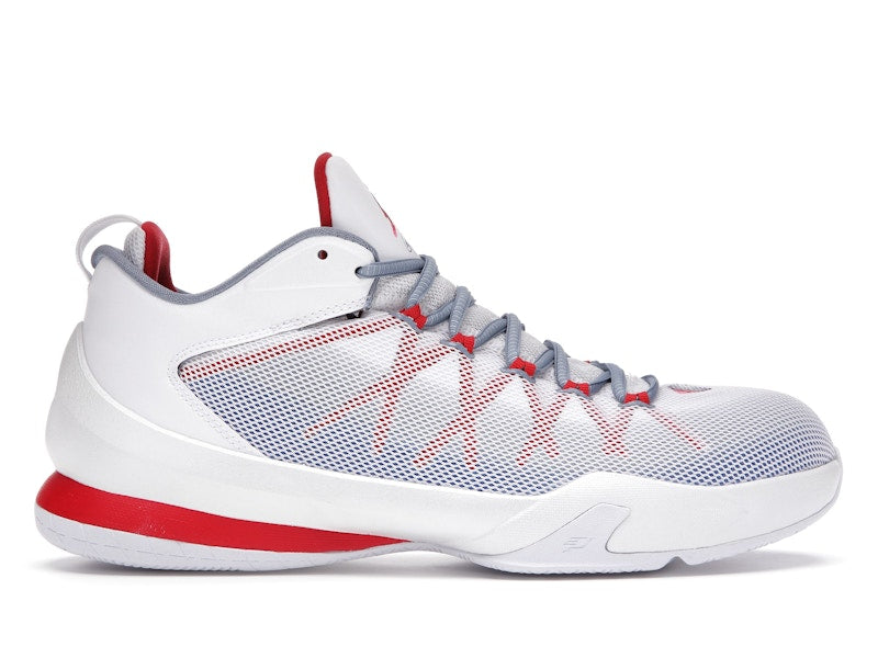 Jordan Cp3.Viii Ae White/Game Royal-Spirit Red-Cool Blue