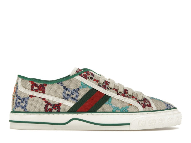 Gucci Tennis 1977 GG Logo White Multi