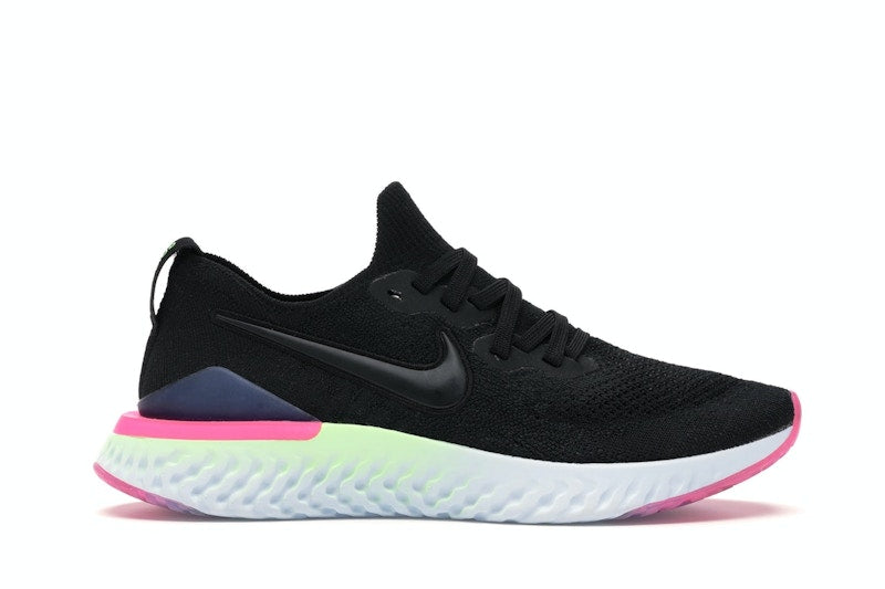 Nike Epic React Flyknit 2 Black Sapphire Hyper Pink (Women's)