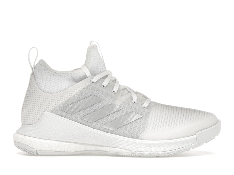 adidas Crazyflight Mid Cloud White Silver Metallic Grey (Women's)