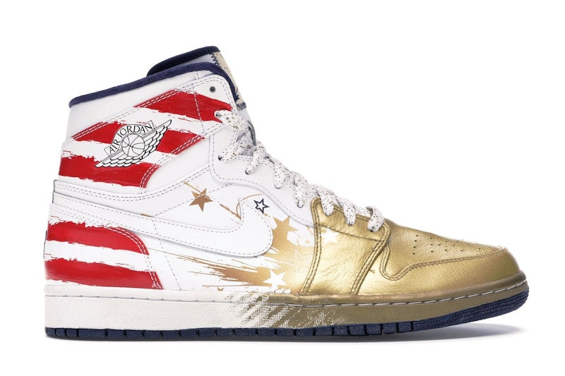 Jordan 1 Retro Dave White Wings For the Future Gold
